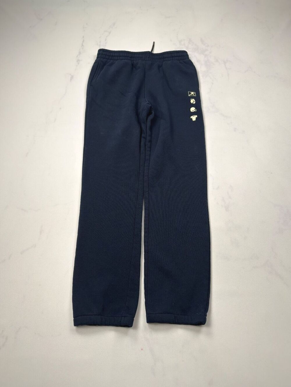 01.ALGO Sweatpants Navy Minimalist Drawstring - Boys 18